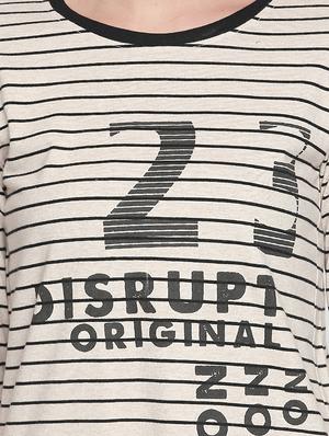 round neck striped quirky shift dress - 16501573 - Standard Image - 5