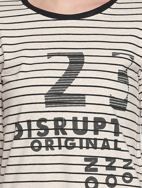 round neck striped quirky shift dress - 16501573 - Zoom Image - 5