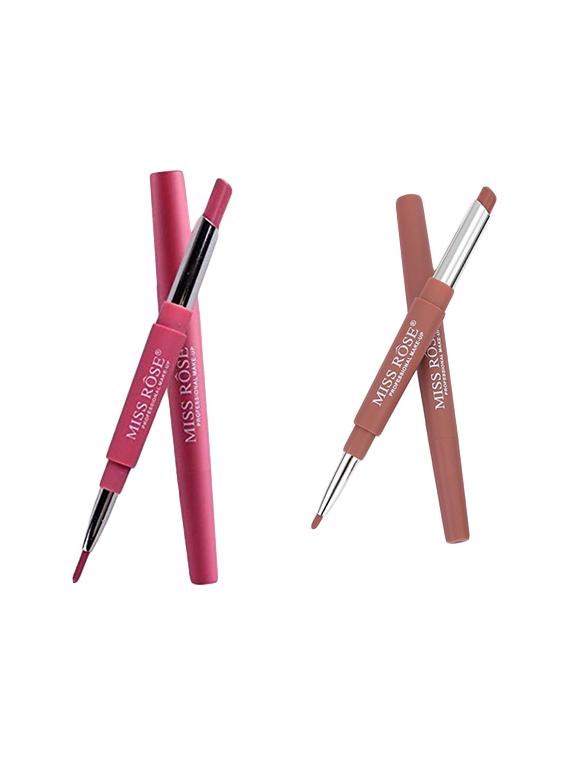 miss rose combo of 2 lip liner plus lipsticks, (3-47) - 16502092 - Zoom Image - 1