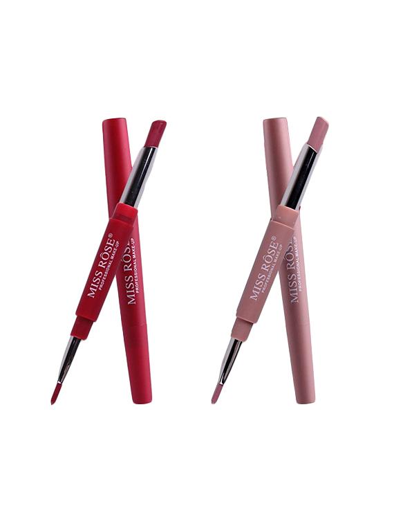 miss rose combo of 2 lip liner plus lipsticks, (4-6) - 16502094 - Zoom Image - 1