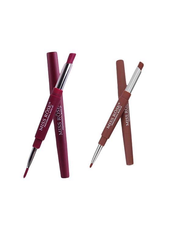 miss rose combo of 2 lip liner plus lipsticks, (5-46) - 16502112 - Zoom Image - 1