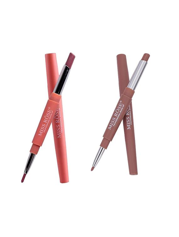 miss rose combo of 2 lip liner plus lipsticks, (7-33) - 16502124 - Zoom Image - 1