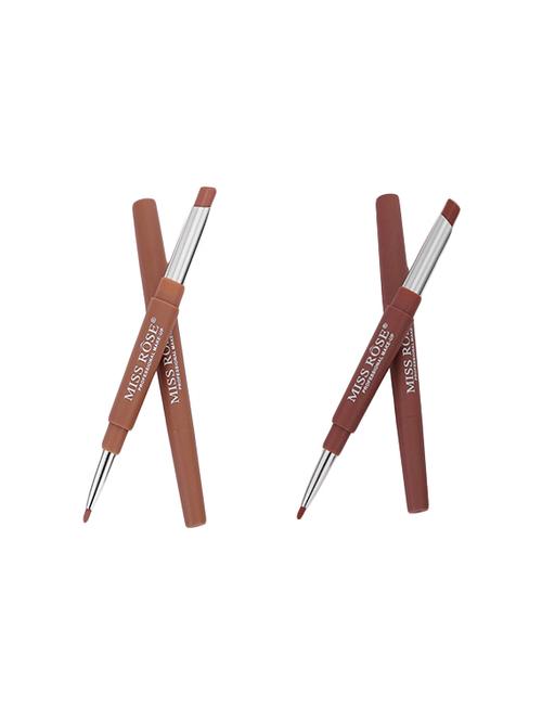 miss rose combo of 2 lip liner plus lipsticks, (43-46) - 16502156 - Standard Image - 1