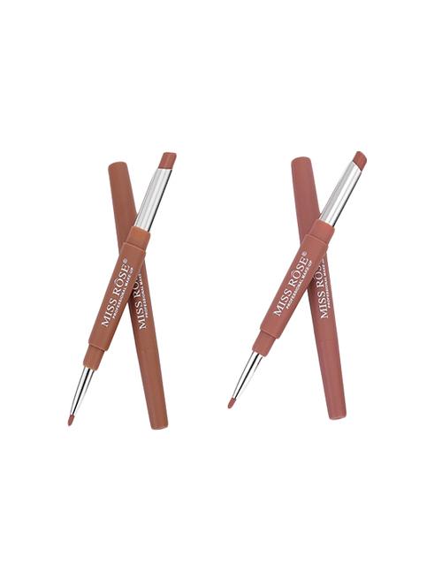 miss rose combo of 2 lip liner plus lipsticks, (43-47) - 16502157 - Standard Image - 1