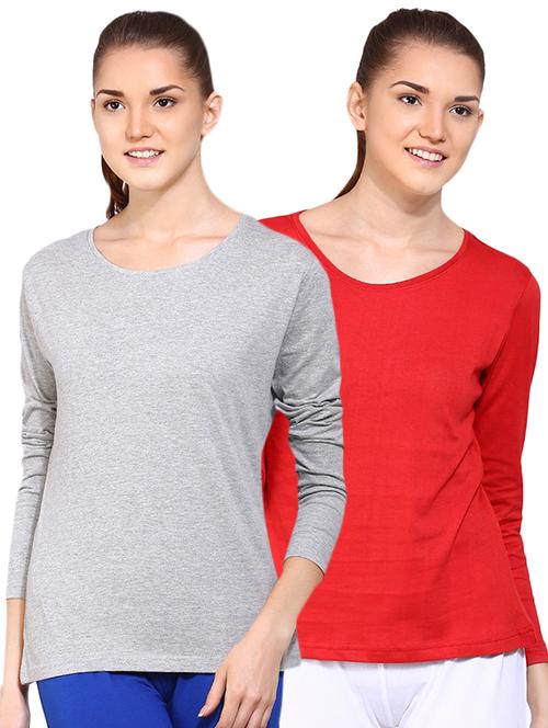 set of 2 round neck solid tee - 16502213 - Standard Image - 1