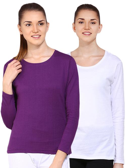 set of 2 round neck solid tee - 16502233 - Standard Image - 1