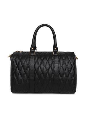 black leatherette (pu) regular handbag - 16502364 - Standard Image - 2