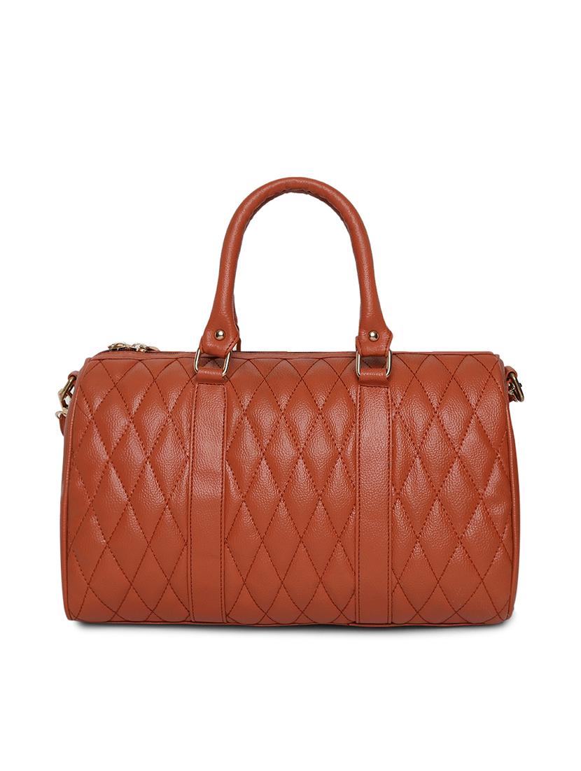 tan leatherette (pu) regular handbag - 16502369 - Zoom Image - 2