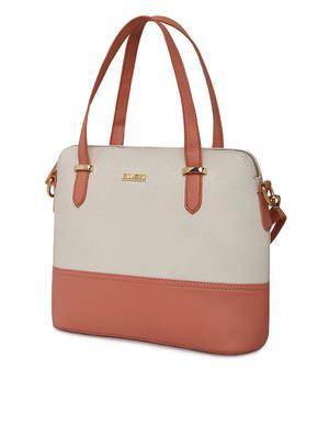 beige leatherette (pu) regular handbag - 16502372 - Standard Image - 4