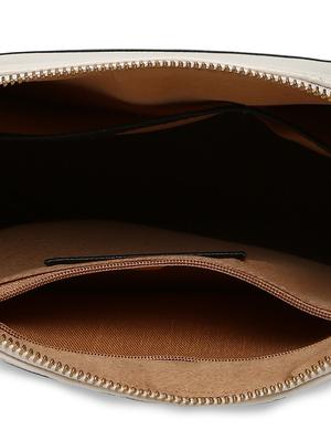 black leatherette (pu) regular handbag - 16502373 - Standard Image - 3