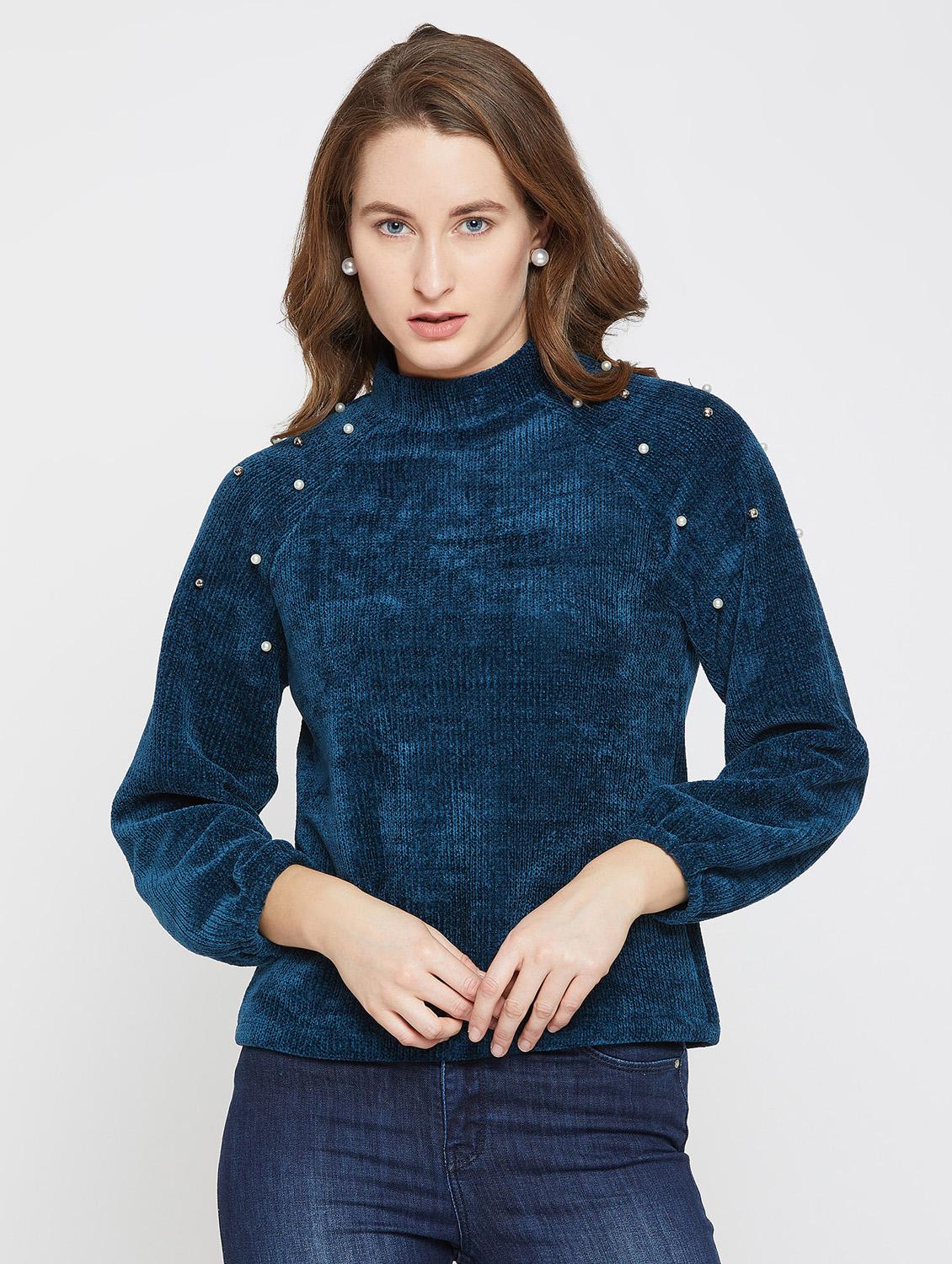 pearl embellished pullover - 16503308 - Zoom Image - 1