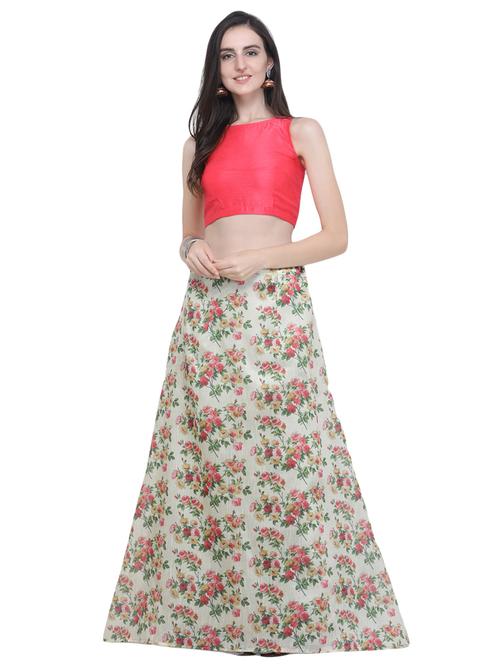 floral flared lehenga - 16503812 - Standard Image - 1