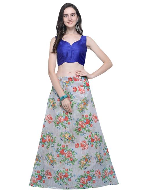 floral flared lehenga - 16503819 - Standard Image - 1