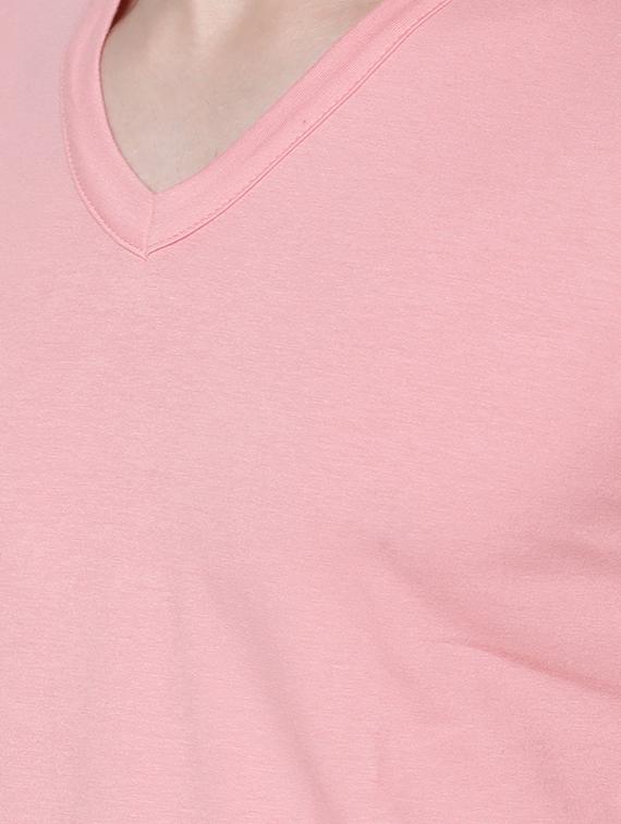 pink solid t-shirt - 16503979 - Zoom Image - 5