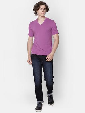 purple solid t-shirt - 16503982 - Standard Image - 4