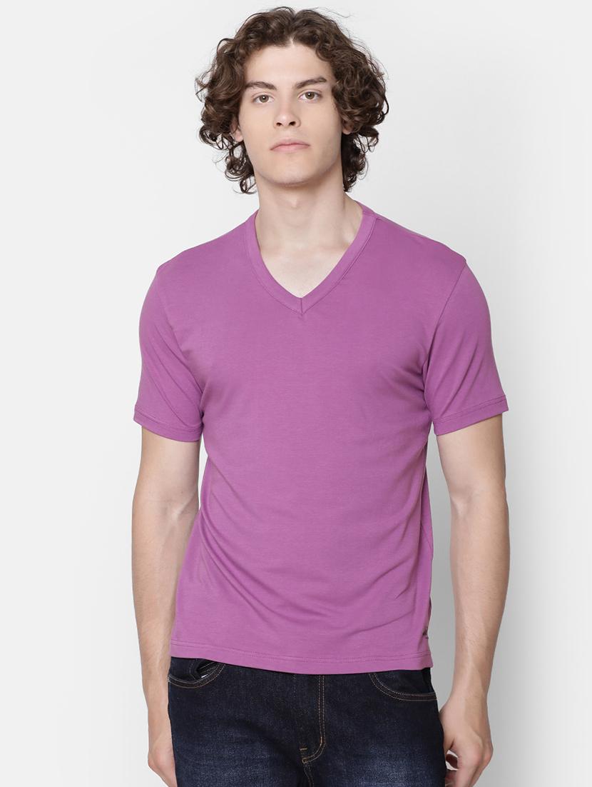 purple solid t-shirt - 16503982 - Zoom Image - 1