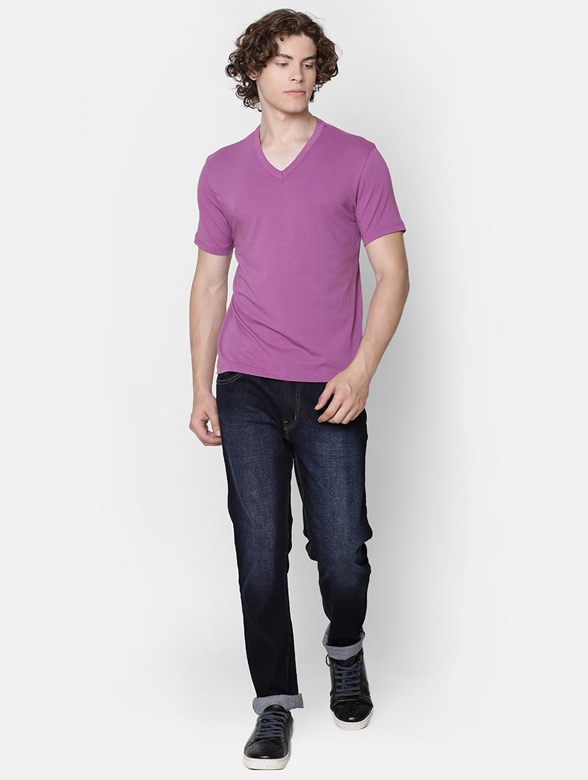 purple solid t-shirt - 16503982 - Zoom Image - 4
