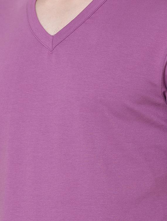 purple solid t-shirt - 16503982 - Zoom Image - 5