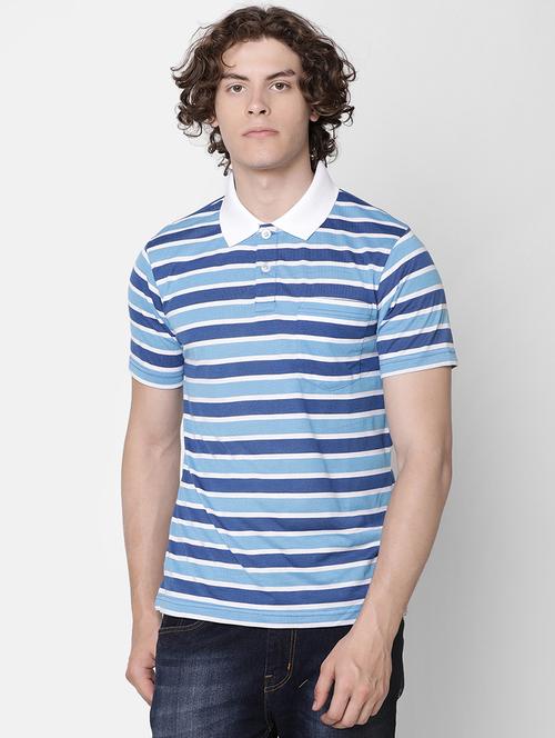 blue striped t-shirt - 16504005 - Standard Image - 1