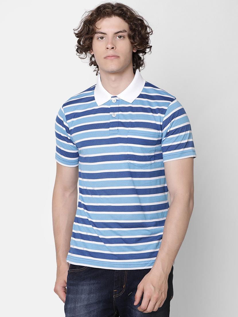 blue striped t-shirt - 16504005 - Zoom Image - 1
