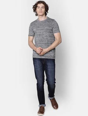 grey melange t-shirt - 16504012 - Standard Image - 4