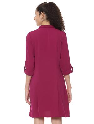 button up a-line dress - 16504016 - Standard Image - 2