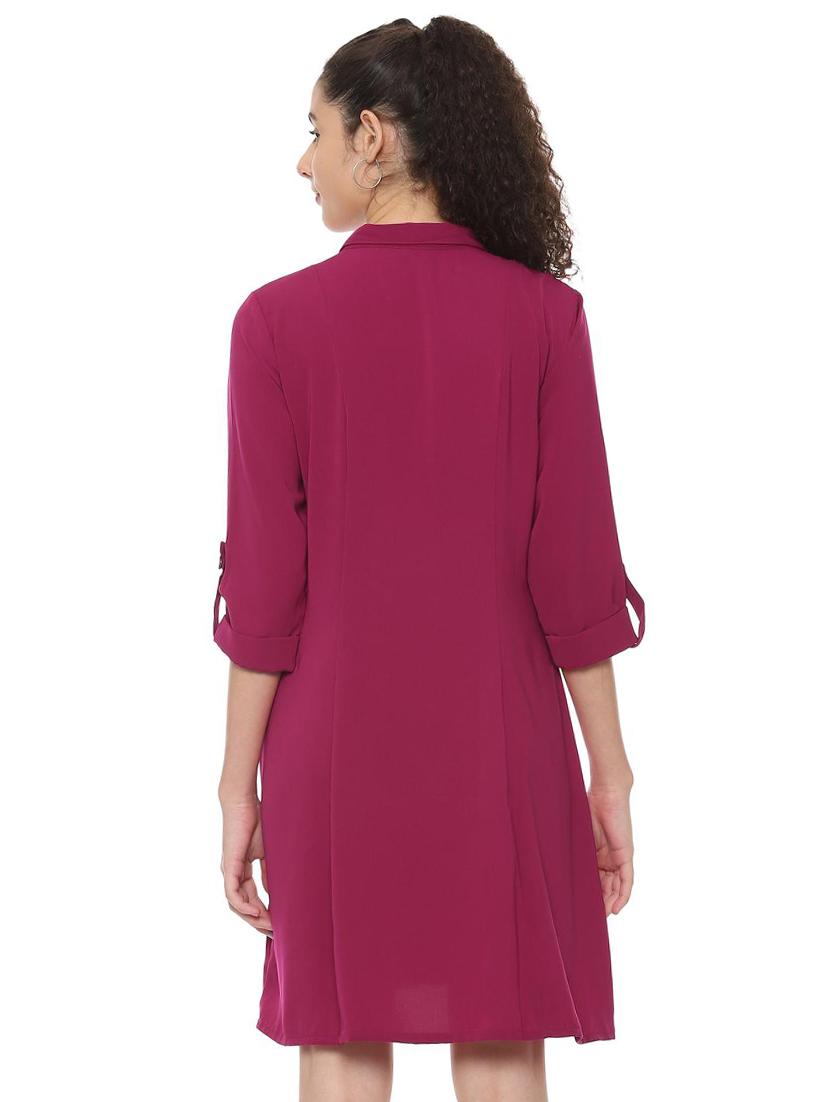button up a-line dress - 16504016 - Zoom Image - 2