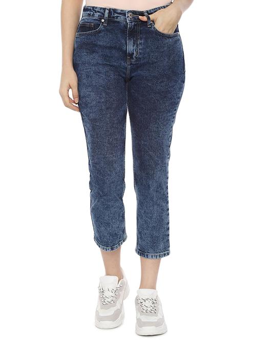 pocket detail acid wash jeans - 16504057 - Standard Image - 1