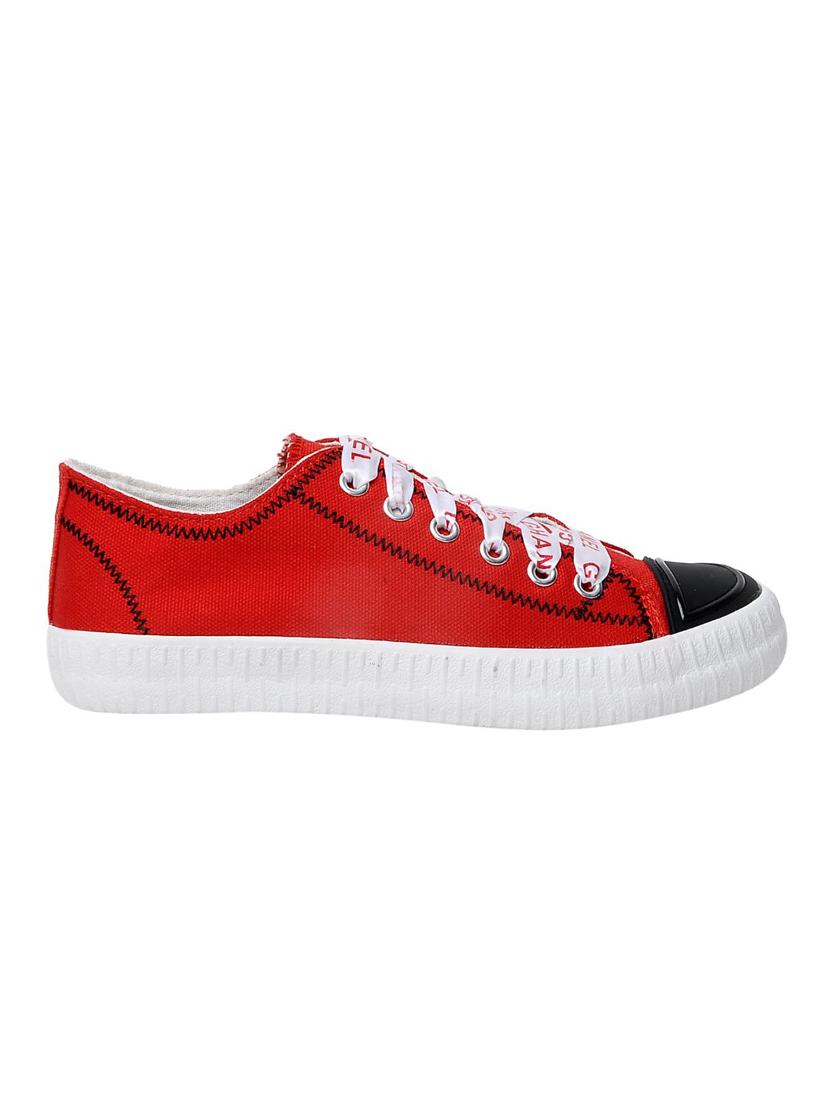 red lace-up sneakers - 16504930 - Zoom Image - 1