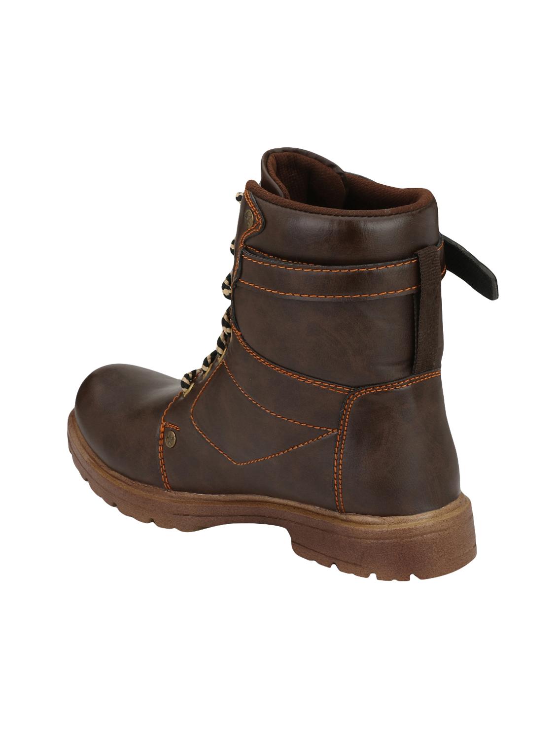 big fox brown leatherette high ankle boots - 16505498 - Zoom Image - 2