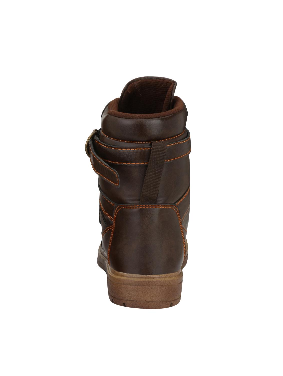 big fox brown leatherette high ankle boots - 16505498 - Zoom Image - 3