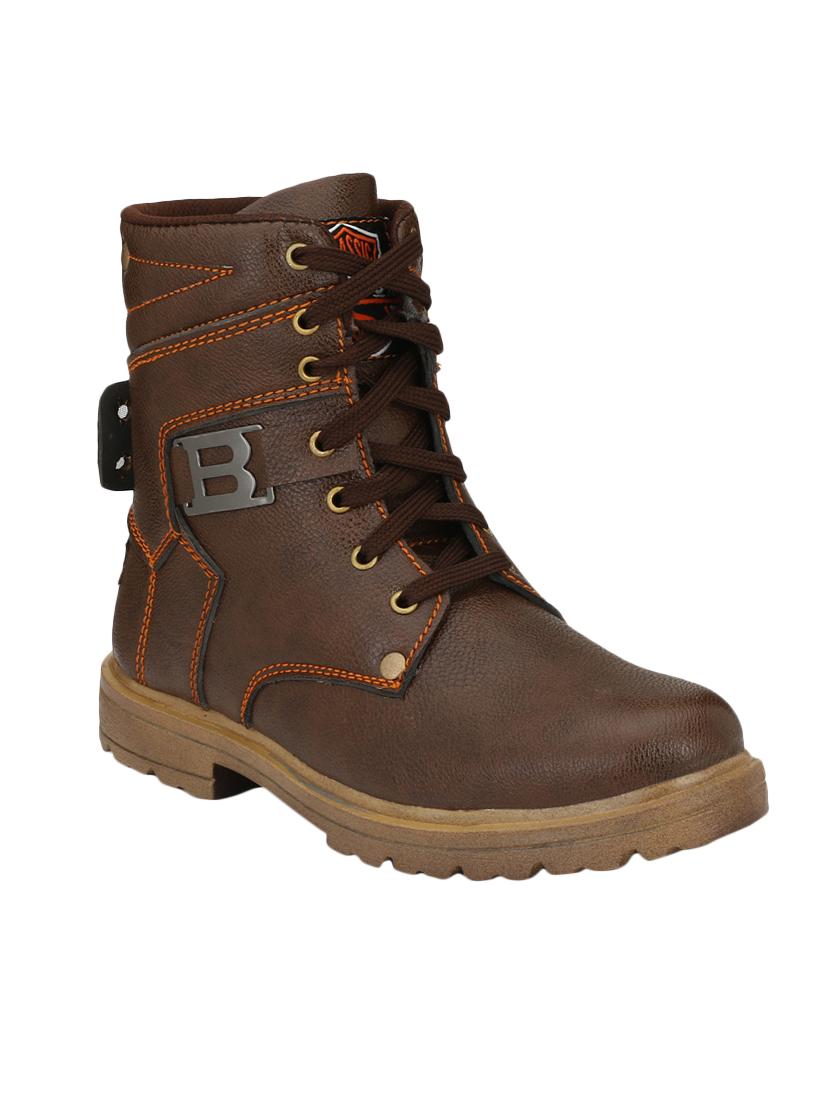 big fox brown leatherette high ankle boots - 16505500 - Zoom Image - 1
