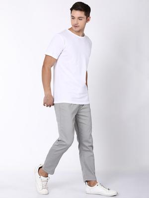 white solid t-shirt - 16505563 - Standard Image - 4