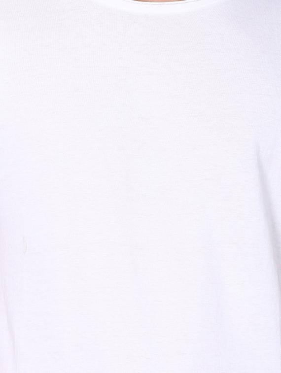 white solid t-shirt - 16505563 - Zoom Image - 5