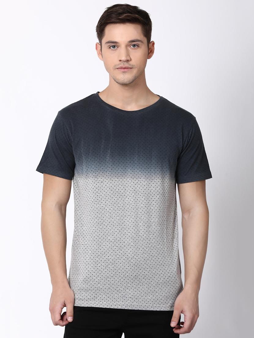 grey all over polka dot print t-shirt - 16505590 - Zoom Image - 1