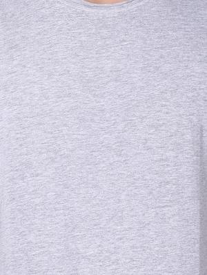 grey solid t-shirt - 16505637 - Standard Image - 5