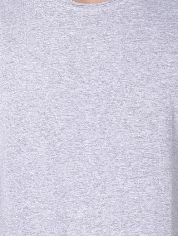 grey solid t-shirt - 16505637 - Zoom Image - 5
