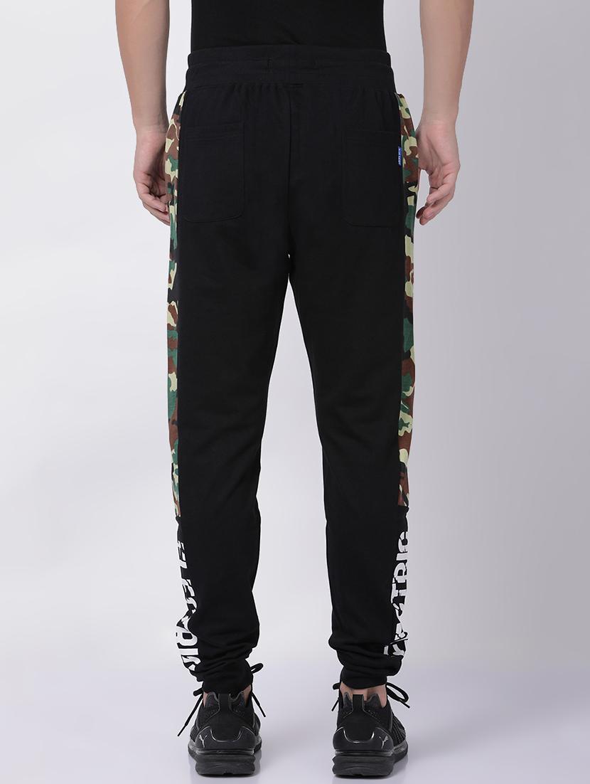 black camouflage side striped full length track pant - 16505655 - Zoom Image - 3