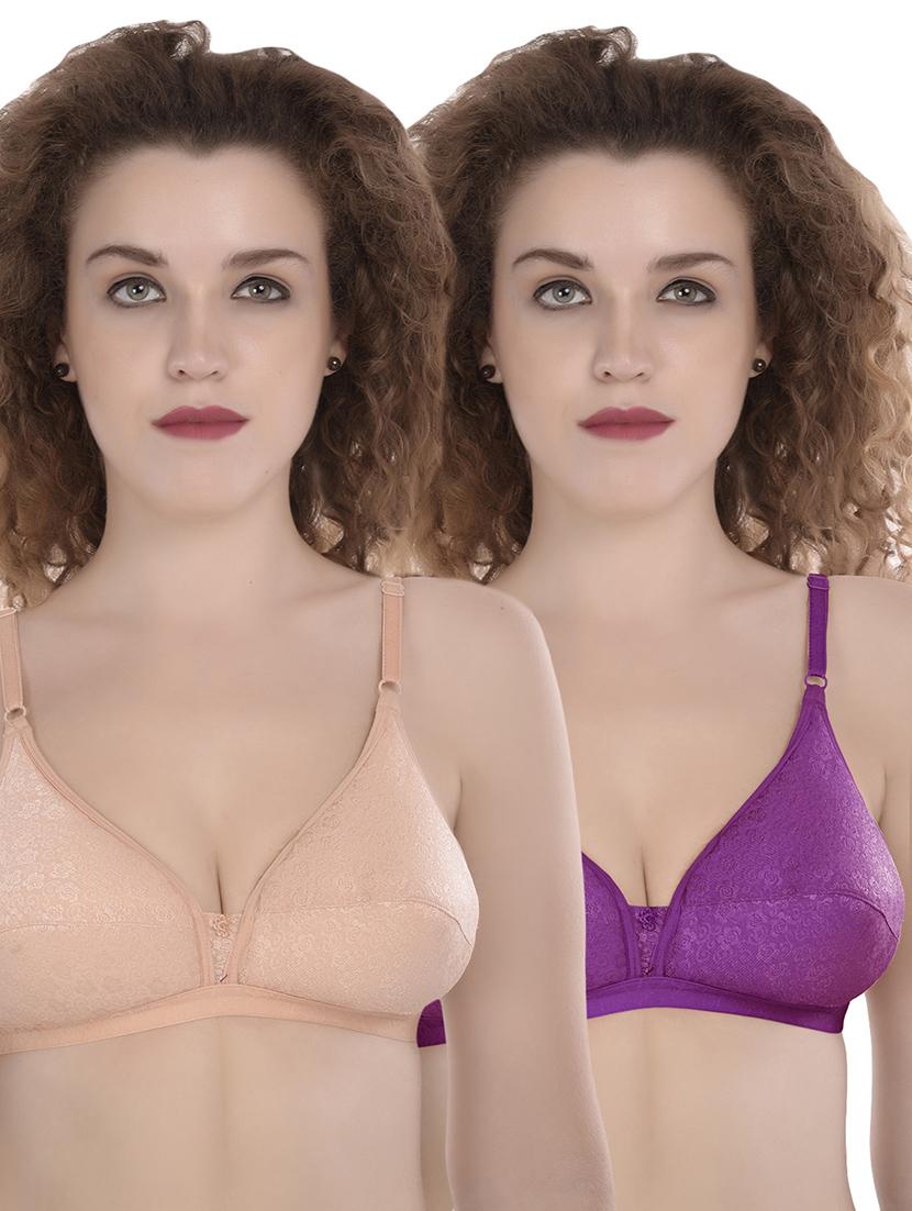 set of 2 floral patch bra - 16505658 - Zoom Image - 1