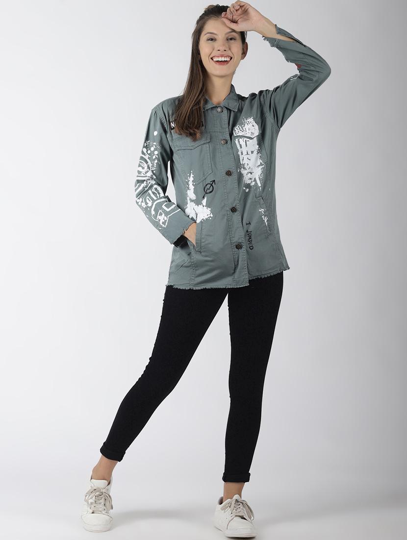 quirky printed pocket patch summer jacket - 16505777 - Zoom Image - 4