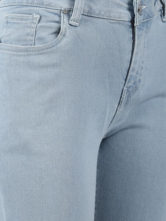 high rise distressed jeans - 16505809 - Zoom Image - 5