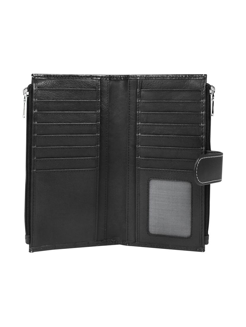 black leather wallet - 16506001 - Zoom Image - 3