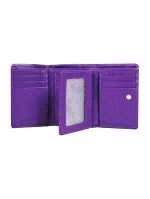 purple leather wallet - 16506015 - Standard Image - 3