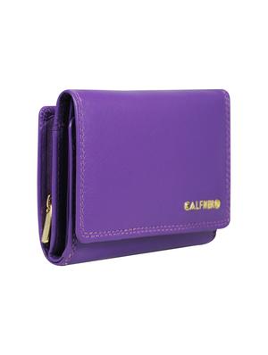 purple leather wallet - 16506015 - Standard Image - 4