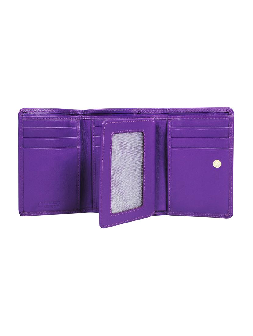 purple leather wallet - 16506015 - Zoom Image - 3