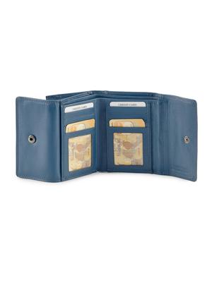blue leather wallet - 16506033 - Standard Image - 3