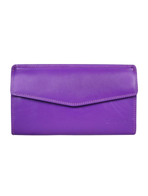 purple leather wallet - 16506063 - Standard Image - 1