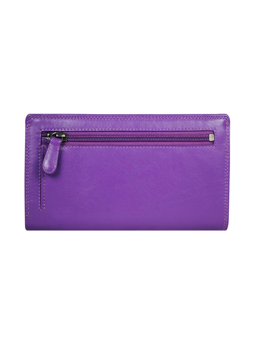 purple leather wallet - 16506063 - Zoom Image - 2