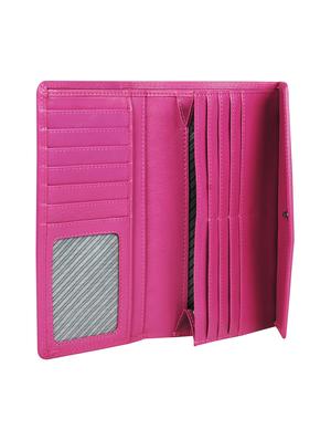 pink leather wallet - 16506065 - Standard Image - 3