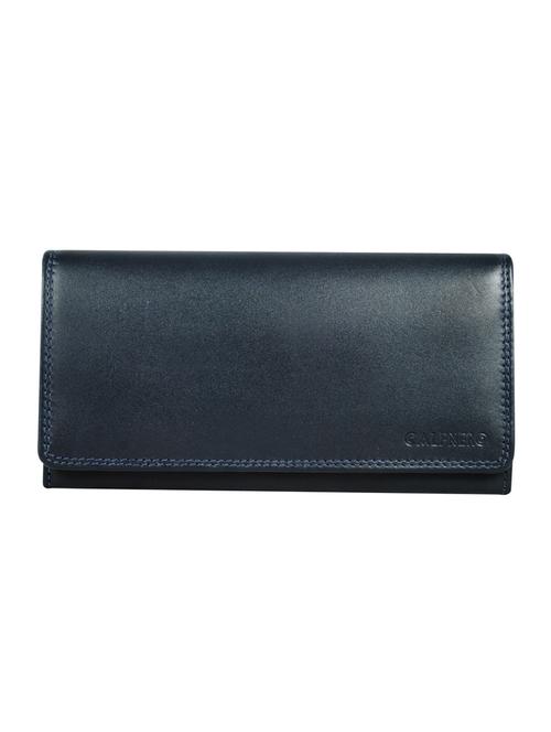 blue leather wallet - 16506073 -  Standard Image - 0